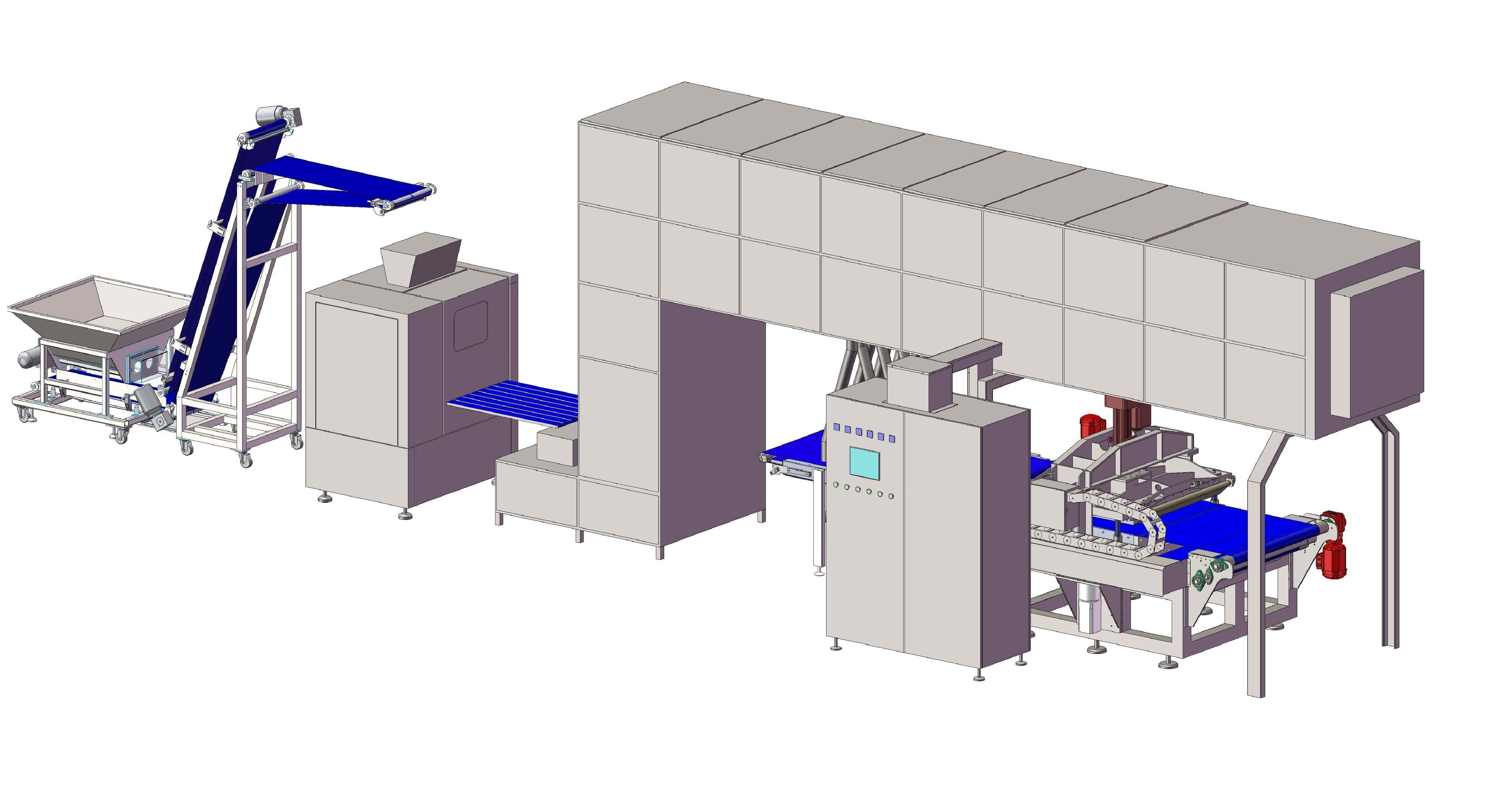 Tortilla, Chapati, Lavash, Burrito fully automatic production line